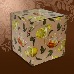 Коробка для кружек Чай с лимоном